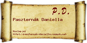 Paszternák Daniella névjegykártya